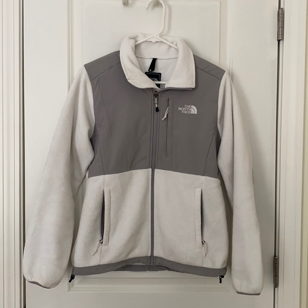 The North Face White Denali Jacket